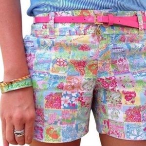EUC Lilly Pulitzer State Print Shorts – SZ 4